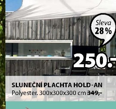 Sluneční plachta HOLD-AN