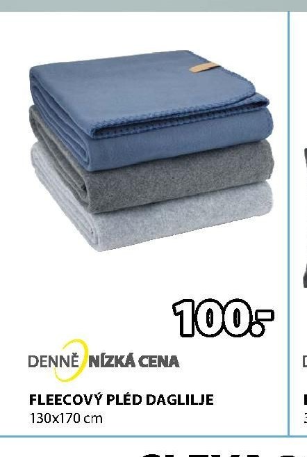 FLEECOVÝ PLÉD DAGLILJE