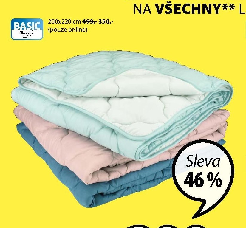 BASIC letní přikrývka 200x220 cm