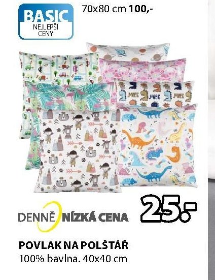 BASIC povlak na polštář