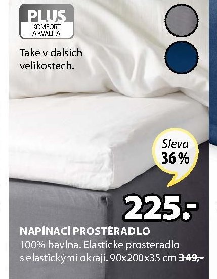 PLUS napínací prostěradlo