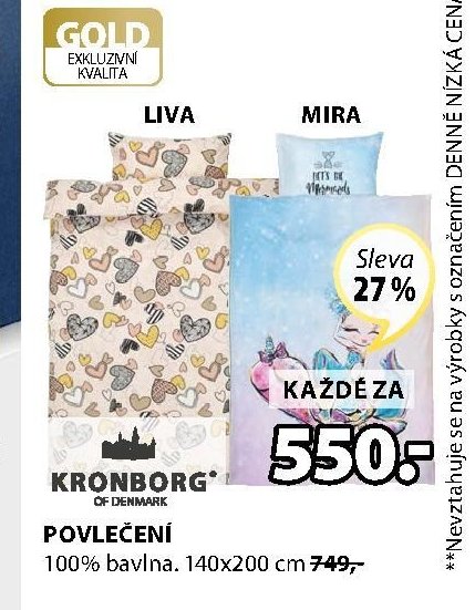 KRONBORG povlečení LIVA a MIRA