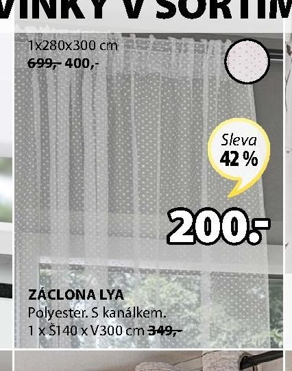 Záclona LYA