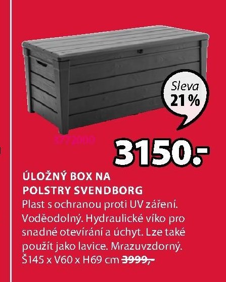 ÚLOŽNÝ BOX NA POLSTRY SVENDBORG