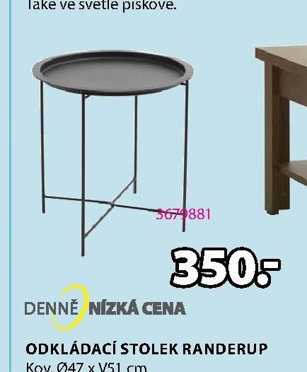 ODKLÁDACÍ STOLEK RANDERUP