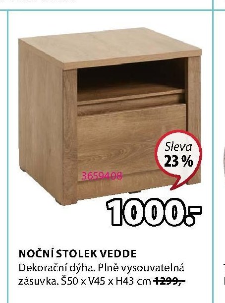 Noční stolek VEDDE