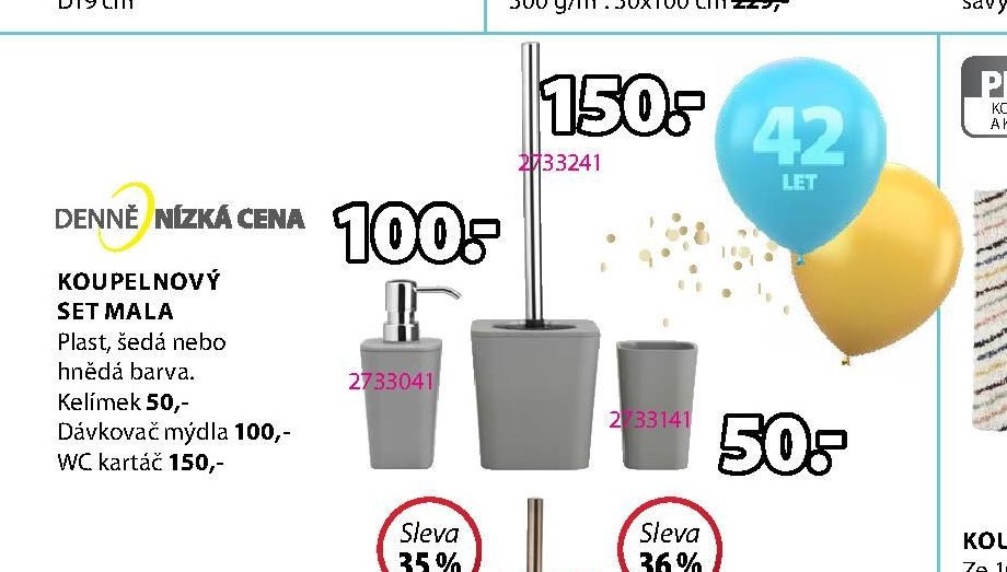 Koupelnový set Mala