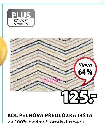 Koupelnová předložka Irsta