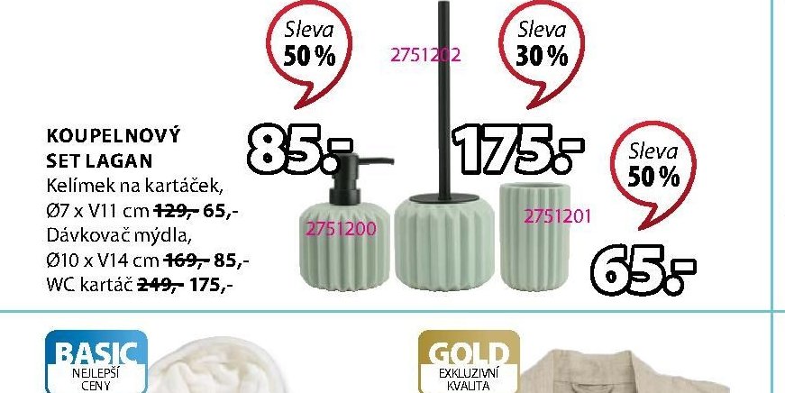 Koupelnový set Lagan