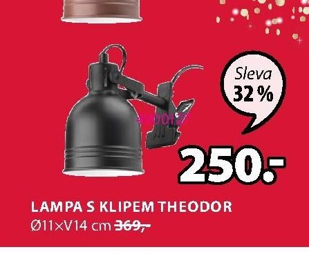 LAMPA S KLIPEM THEODOR