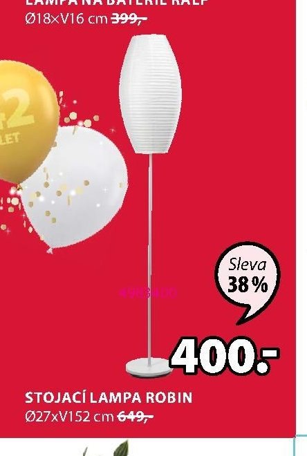 STOJACÍ LAMPA ROBIN