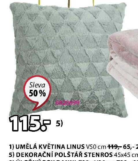 DEKORAČNÍ POLŠTÁŘ STENROS