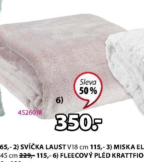 FLEECOVÝ PLÉD KRATTFIOL