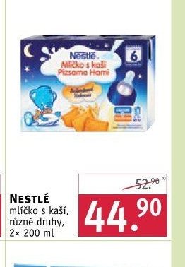 NESTLÉ mlíčko s kaší, různé druhy, 2x 200 ml