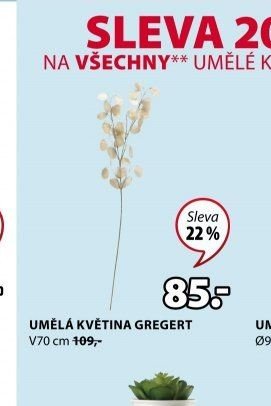 Umělá květina GREGERT