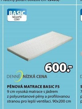 PĚNOVÁ MATRACE BASIC F5