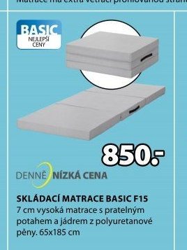 SKLÁDACÍ MATRACE BASIC F15