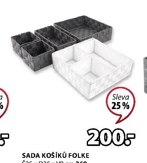 Sada košíků FOLKE