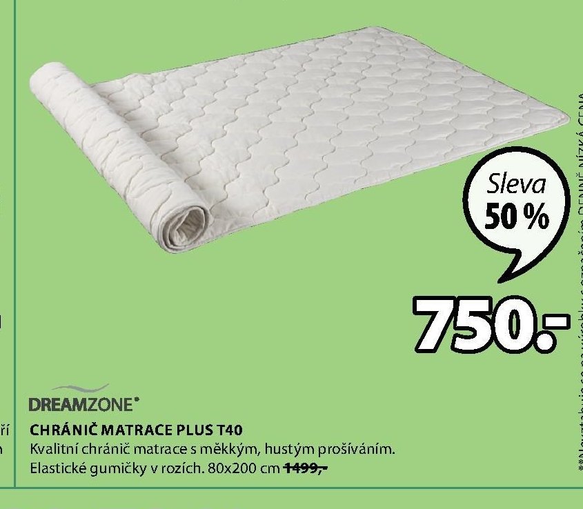 Chránič matrace PLUS T40