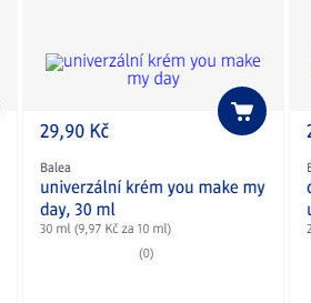 Balea univerzální krém you make my day, 30 ml