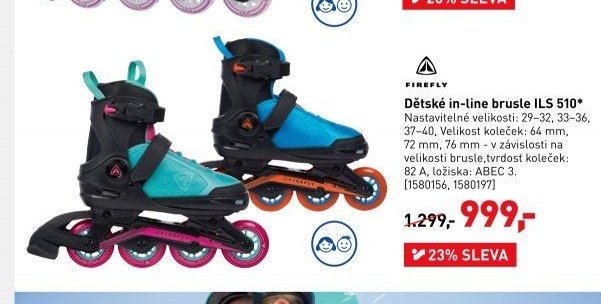 Dětské in-line brusle ILS 510