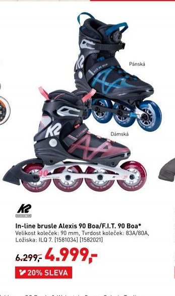 In-line brusle Alexis 90 Boa/F.I.T. 90 Boa*