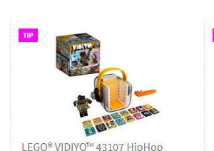 LEGO VIDIYO 43107 HipHop Robot BeatBox
