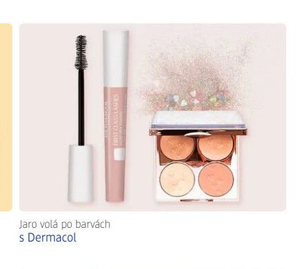 Dermacol paletka stínů a řasenka