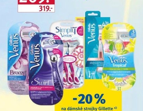 Gillette Venus strojky