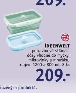 IDEENWELT potravinové skládací dózy