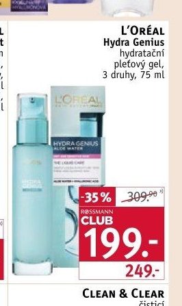 L'ORÉAL Hydra Genius hydratační pleťový gel