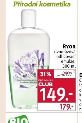 RYOR dvoufázová odličovací emulze