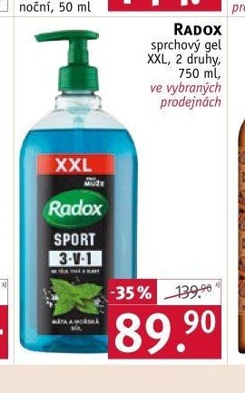 RADOX sprchový gel XXL