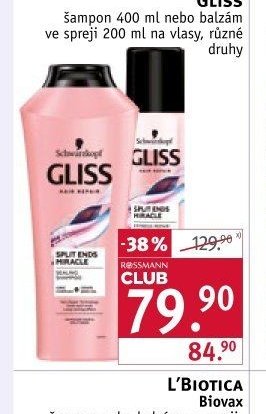 Gliss šampon nebo balzám
