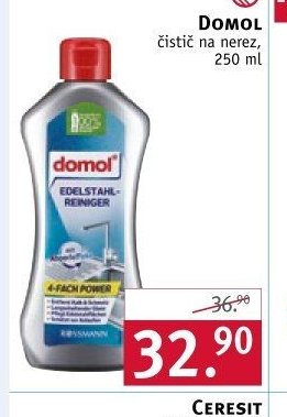 DOMOL čistič na nerez