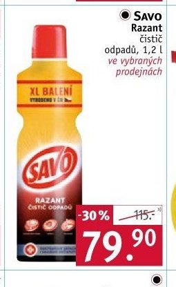 SAVO Razant čistič odpadů