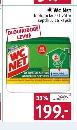 WC NET biologický aktivátor septiku