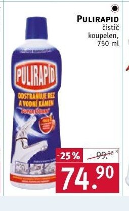 PULIRAPID čistič koupelen