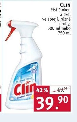 CLIN čistič oken a skel