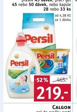 Persil prací gel/kapsle