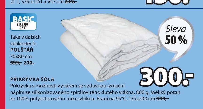 Přikrývka SOLA