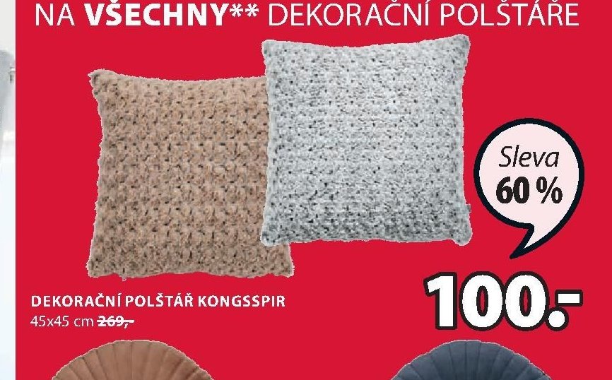 DEKORAČNÍ POLŠTÁŘ KONGSSPIR