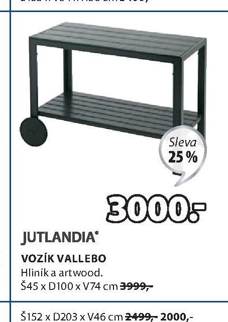 JUTLANDIA VOZÍK VALLEBO