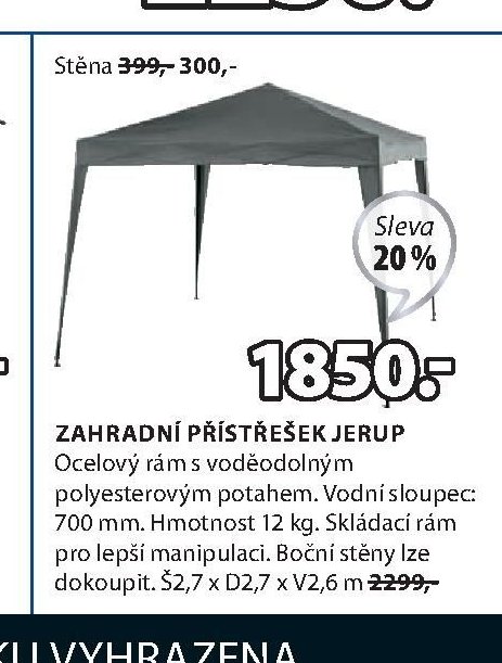 Zahradní přístřešek JERUP