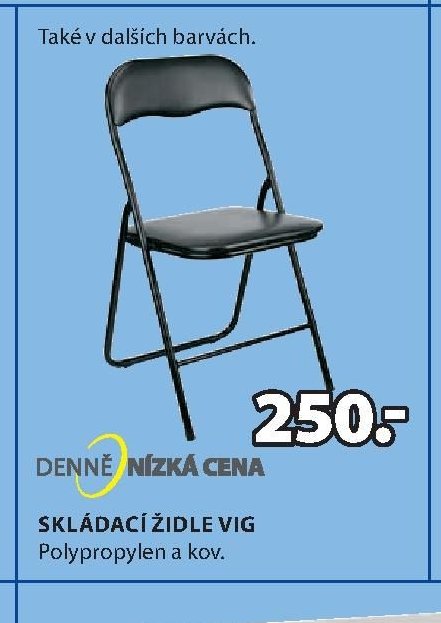 SKLÁDACÍ ŽIDLE VIG