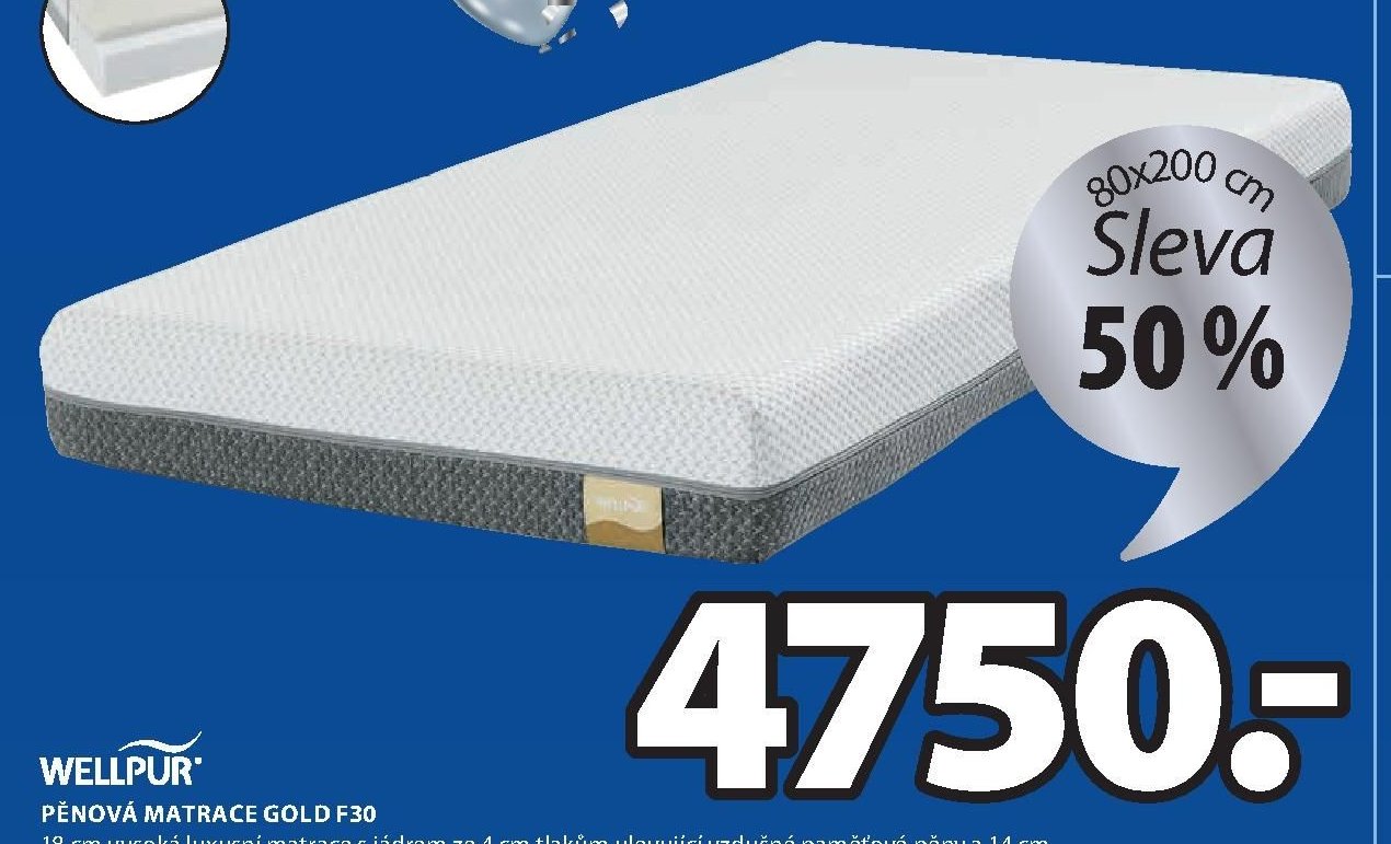 Matrace GOLD F30
