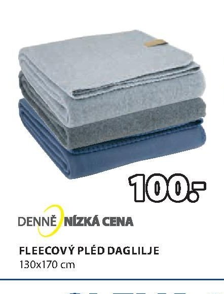 FLEECOVÝ PLÉD DAGLILJE