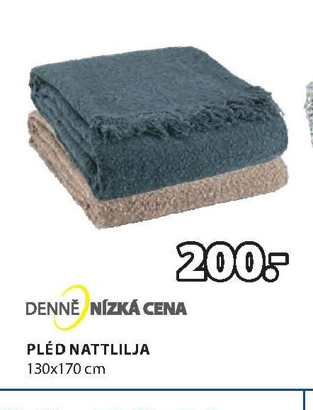 PLÉD NATTLILJA