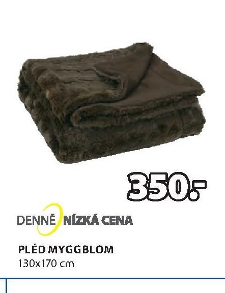 PLÉD MYGGBLOM