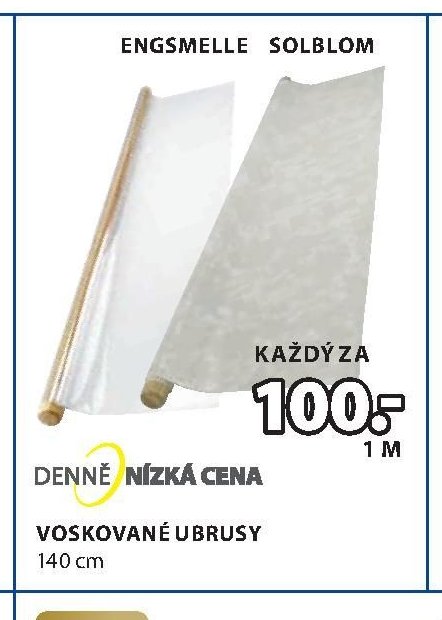 VOSKOVANÉ UBRUSY